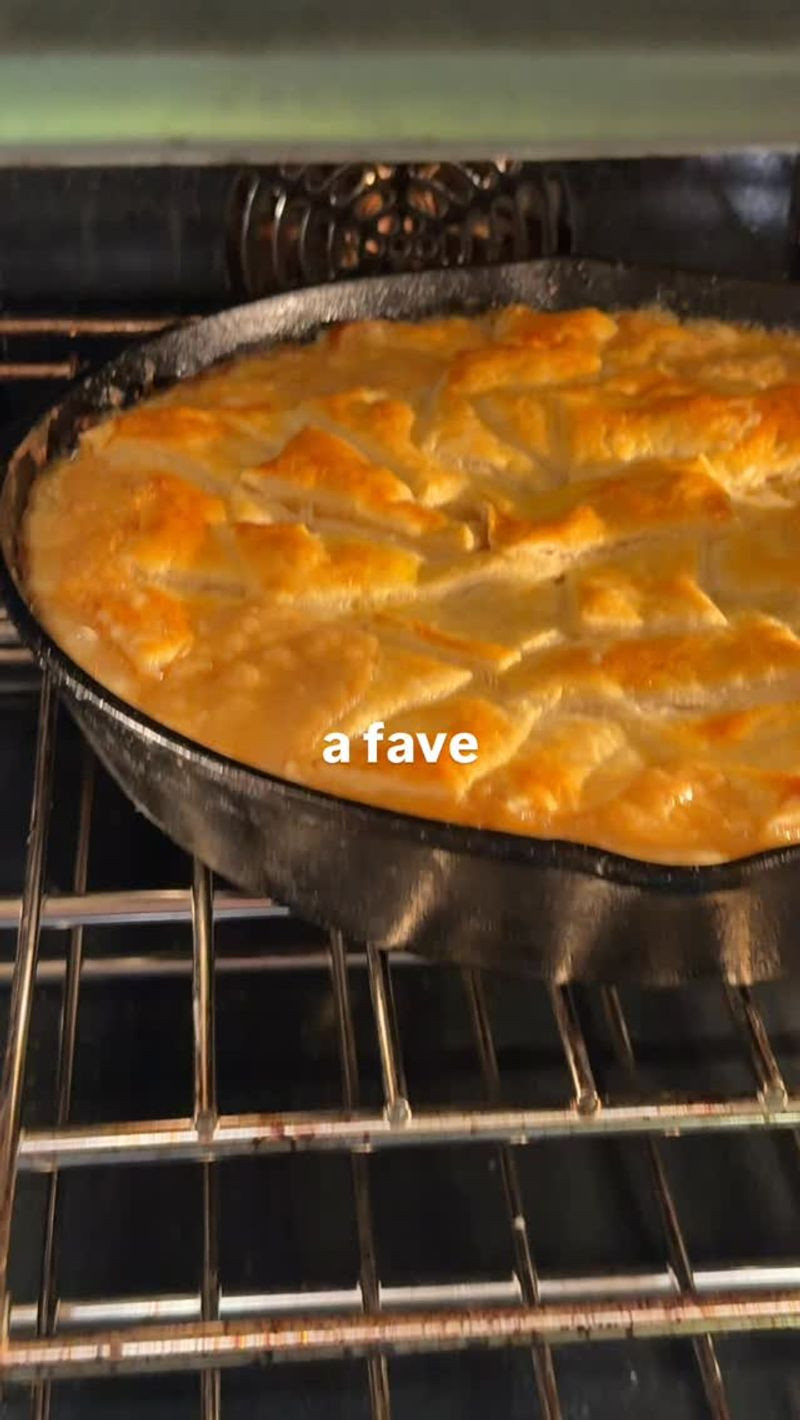 Making pot pie in my cast iron last night! 

kitchen l cast iron l skillet l walmart 

 #LTKHome