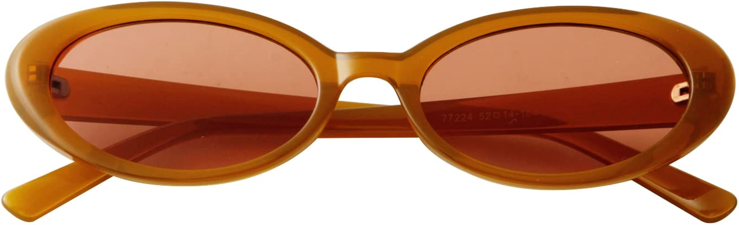 90s Sunglasses for Women Men Retro Small Oval Sunglasses | Amazon (US)