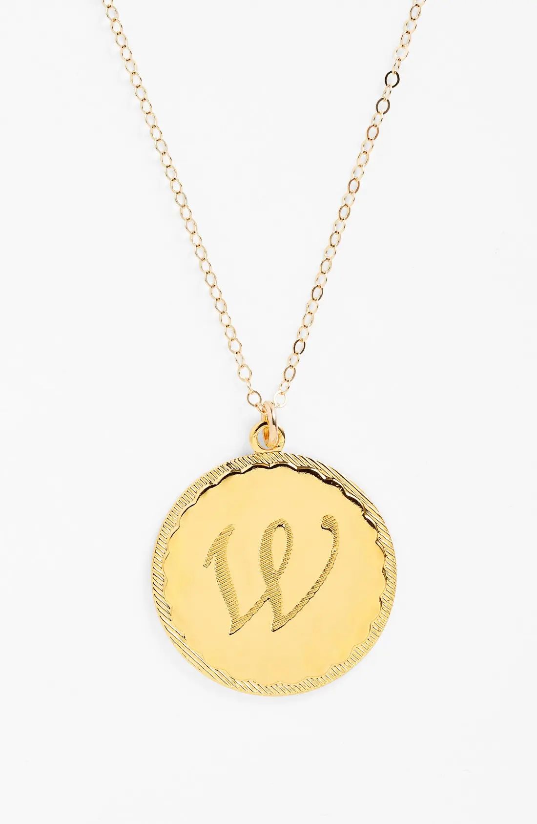 'Dalton' Long Initial Pendant Necklace | Nordstrom