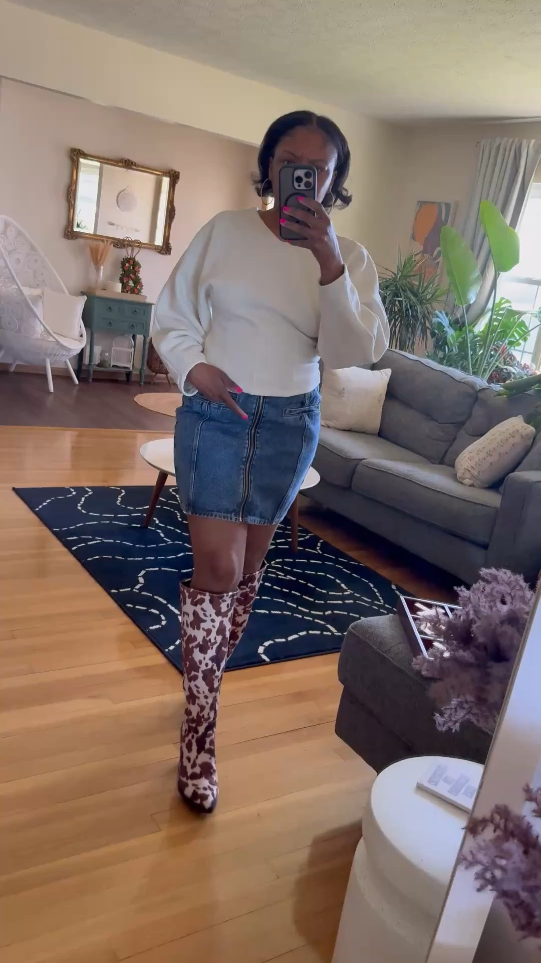 Cow Print Boots!! Need to make a statement?? Get these boots!! 

#LTKSaleAlert #LTKOver40 #LTKSpringSale