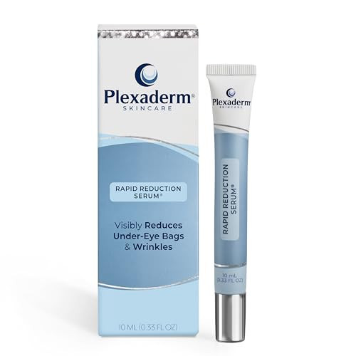 Plexaderm Rapid Reduction Eye Serum - Visibly Reduces Under-Eye Bags, Wrinkles, Dark Circles, Fine Lines & Crow's Feet Instantly, Anti Aging Wrinkle Remover for Face, Full Size Tube | Amazon (US)