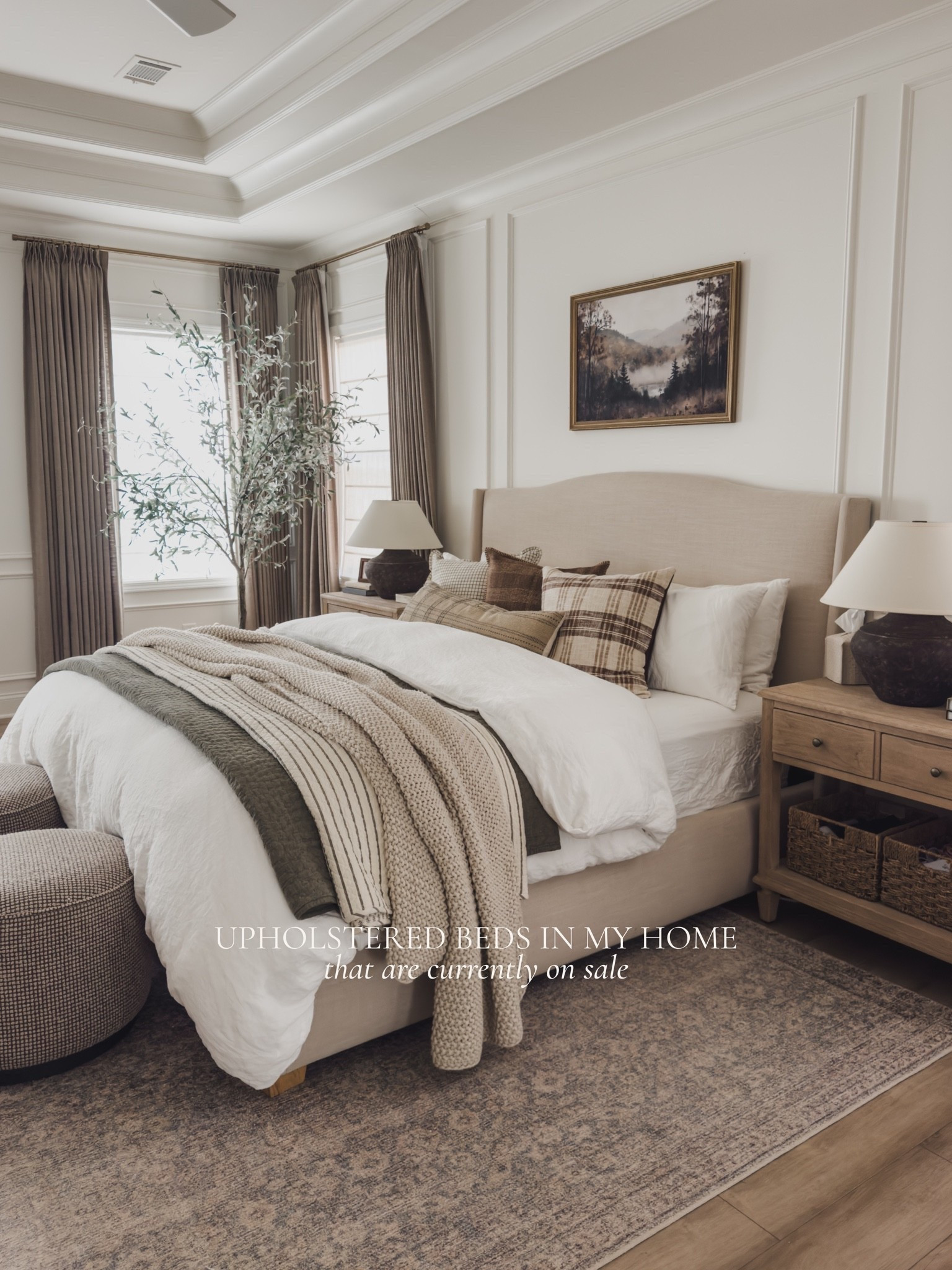 Sharing all of the upholstered beds in my home and some of my favorite finds 🫶🏼

I love the curved wingback bed in my primary bedroom. I went with the color Classic Linen Linen, which adds just a touch of contrast and warmth to the space. The quality is amazing!

In my moody guest bedroom, I have everyone’s favorite bed in the traditional Classic Linen color — such a good neutral. This bed has held up so well over the years.

In my daughter’s room, I went with something that makes more of a statement with the dark brown bouclé fabric. It adds so much texture to the space!

Our other guest room bed is one of my favorites. I love the built in cushion look and how cozy it makes the entire room feel.


Wayfair furniture finds, Ashley furniture, home finds, home inspo, bedroom style, home interiors, cozy and collected, boucle furniture, tween girl room, guest bedroom, shop the look!