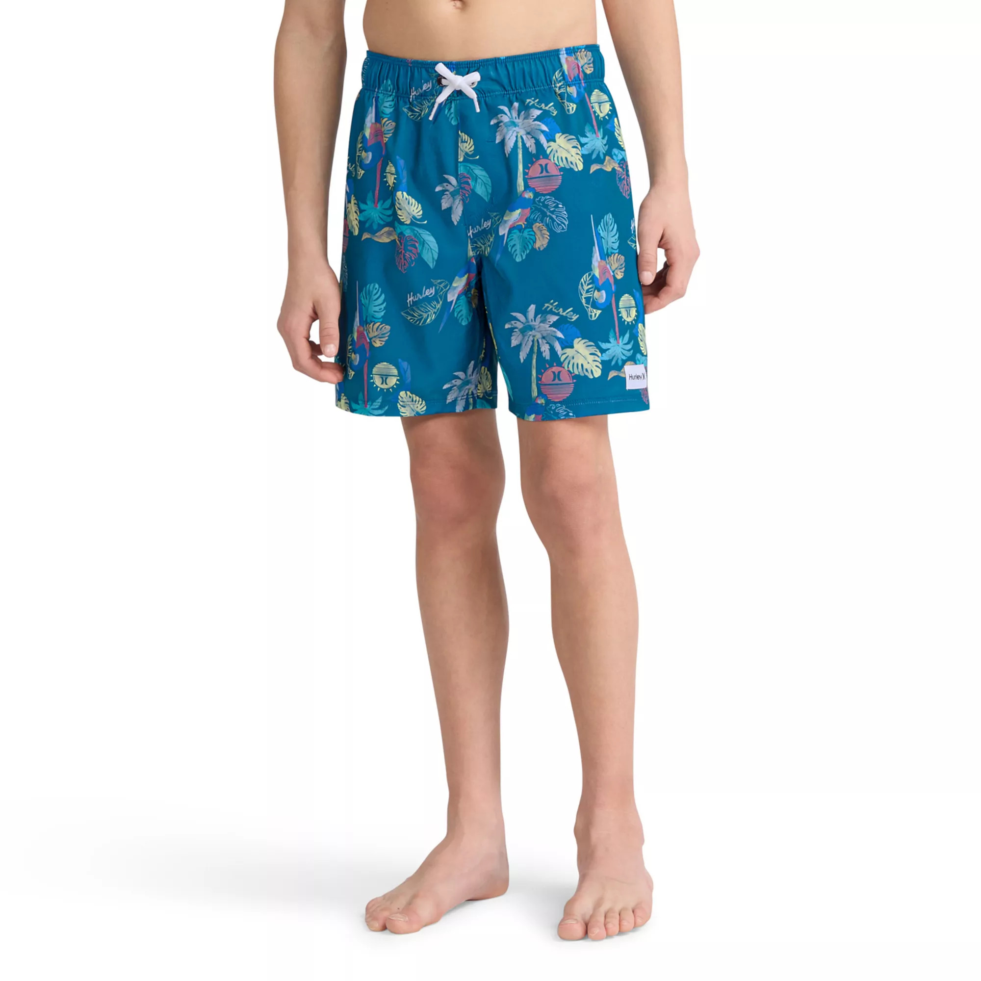 Boys 8-20 Hurley Tropical Print Swim Trunks | Kohl's