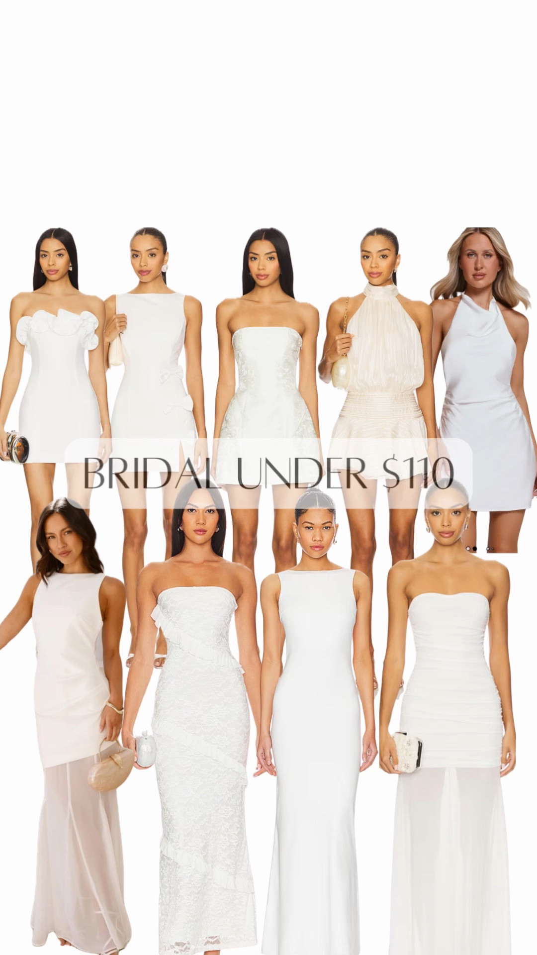 bridal event outfits most under $100! & more outfits on my page 🤍💍 #bride #bridal @Revolve 

spring break outfit, bridal under $100, engagement outfit, engagement party outfit, honeymoon, bridal shower outfit, couples shower outfit, bridal under 100, white dress, vacation outfits beach, resort wear, resort wear 2026, easter dress women

#LTKootd #LTKWedding