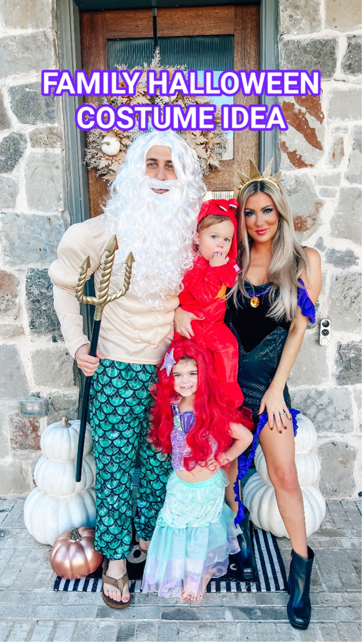 Family Halloween costume, little mermaid costume, Halloween costume for women, Halloween costume for kids, kids Halloween costume, party outfits, family of 4 costumes 

#LTKSeasonal #LTKparties #LTKfamily