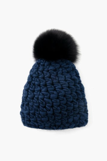Navy Pom Beanie | Mischa Lampert | Tuckernuck (US)