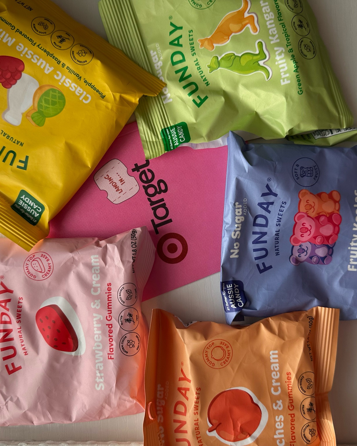 New Aussie candy at @Target so yummy and cute. Gluten free and no added sugars