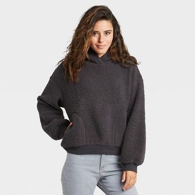 Women's Sherpa Hooded Sweatshirt - Universal Thread™ | Target