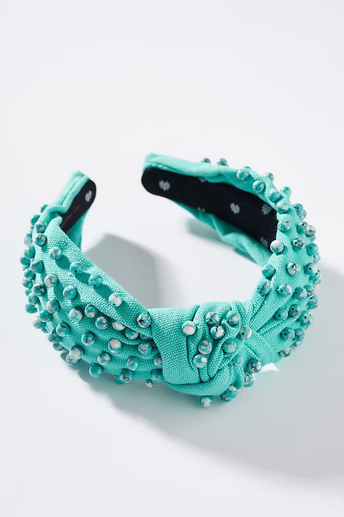 Lele Sadoughi Pistachio Knotted Headband | Anthropologie (US)