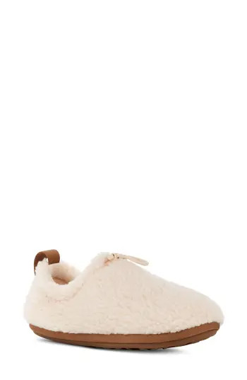 UGG® Plushy Slipper in Natural/Chestnut at Nordstrom Rack, Size 11 | Nordstrom Rack