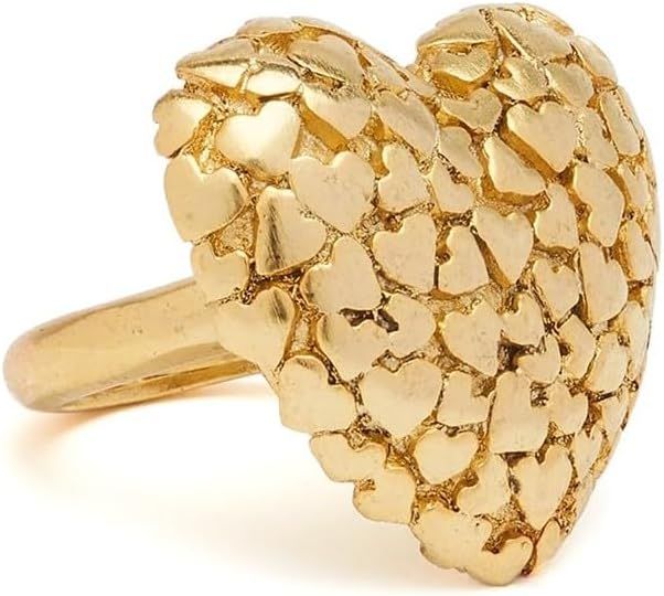 Amazon.com: Oscar de la Renta, Heart Cluster Ring, Gold : Luxury Stores | Amazon (US)