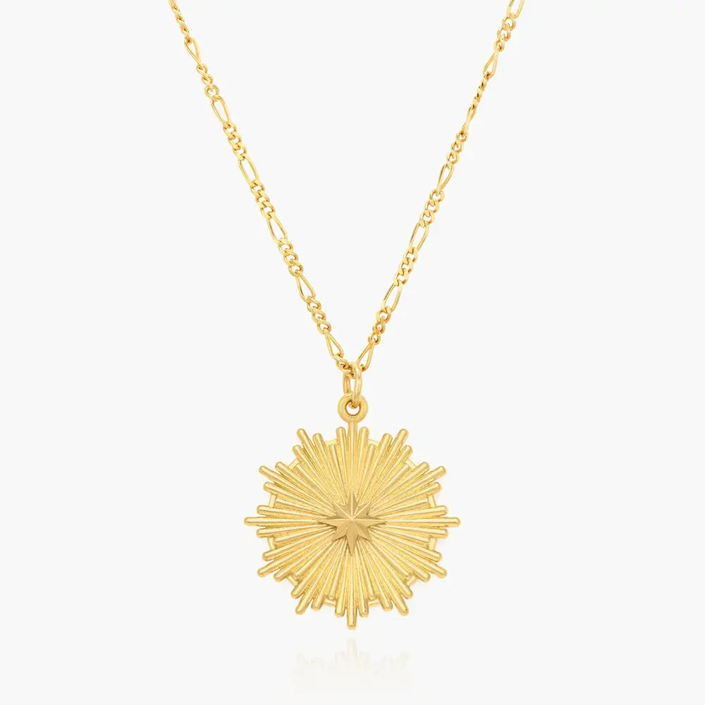 Misty Medallion Necklace - Gold Vermeil | Oak & Luna (US)