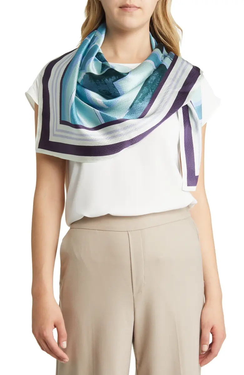 Nordstrom Oversized Silk Square Scarf | Nordstrom | Nordstrom