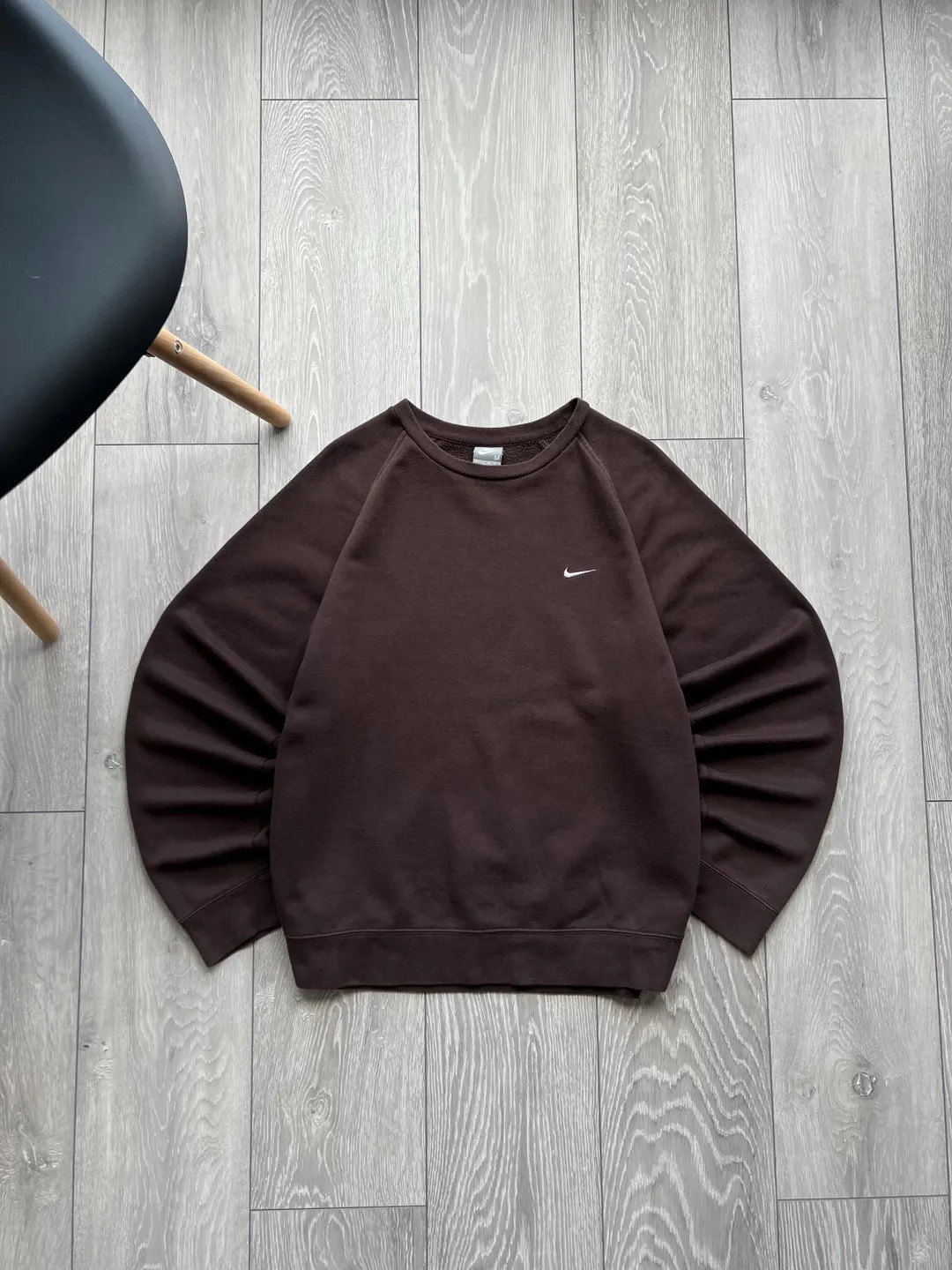 Rare Vintage Nike Mini Swoosh Brown Sweatshirt | Etsy (US)