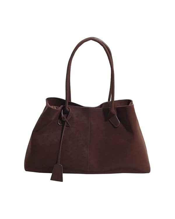 Suede Tote for Women Winter Fall Shoulder Bag Trendy Crossbody Bags Hobo Handbag Slouchy Hobo Bag... | Amazon (US)