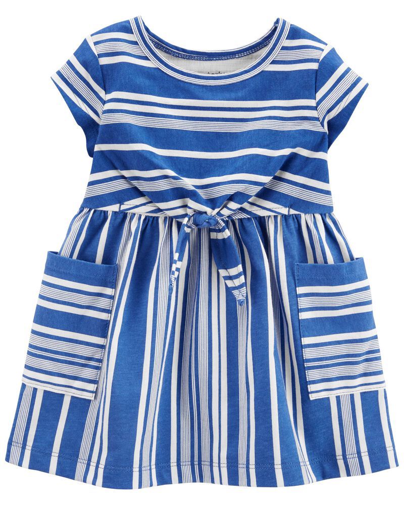 Striped 100% Cotton Dress | Carter's