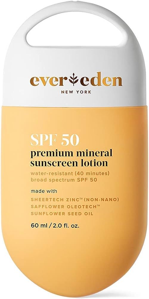 Evereden Premium Mineral Sunscreen SPF 50, 2 fl oz. | 100% Non-nano Sunscreen with Zinc Oxide | W... | Amazon (US)