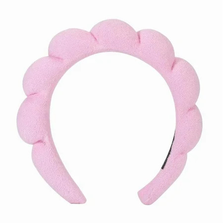 Soft Puffy Headband for Washing Face – Terry Cloth Skincare & Makeup Removal Hair Band for Wome... | Walmart (US)