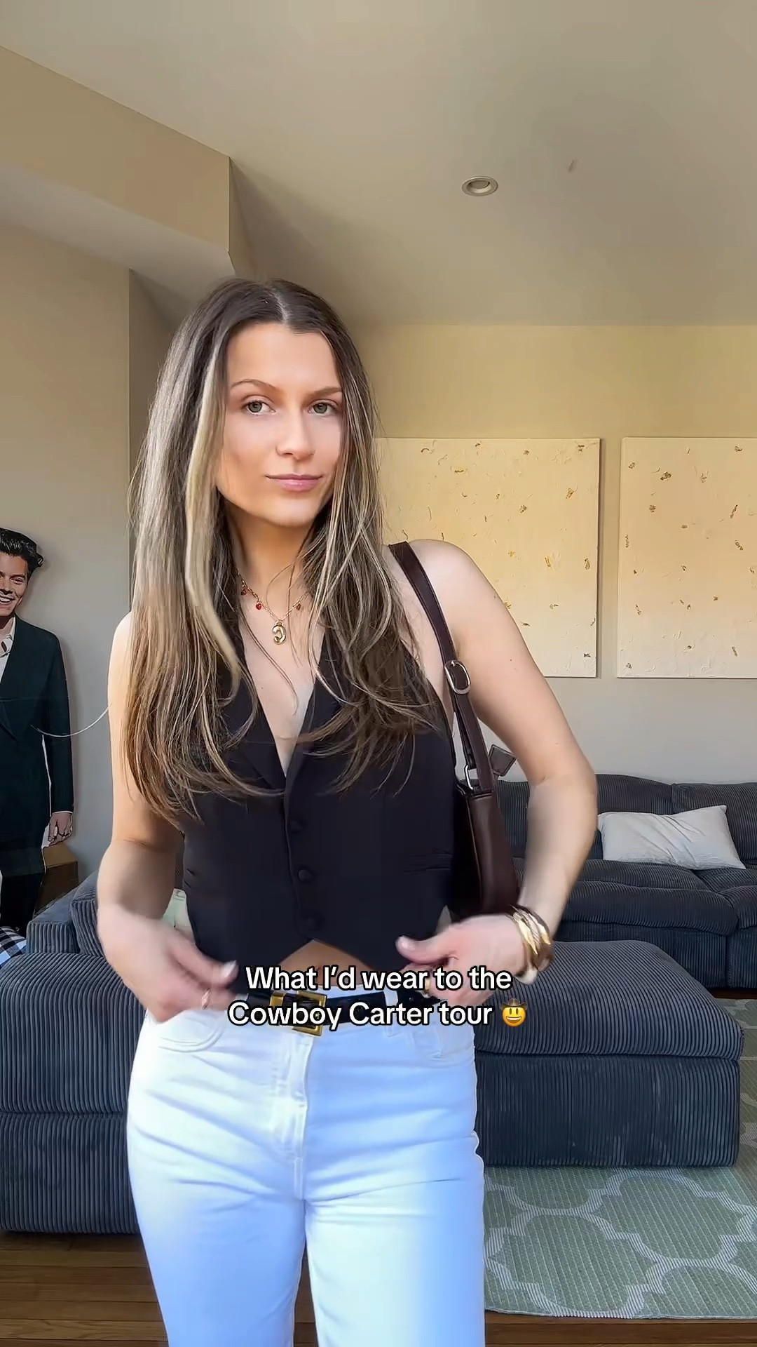 What is wear to the Beyoncé Cowboy Carter tour! Just add your cowboy hat :) Love creating outfit inspo from my closet! #beyoncé #cowboycarter #concertoutfit 