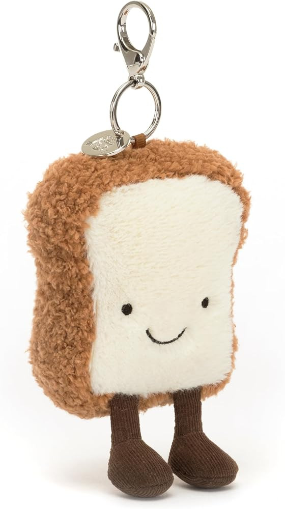 Amazon.com: Jellycat Amuseables Toast Bag Charm, 5 inches | Food and Drink Plush Keychain | Great... | Amazon (US)