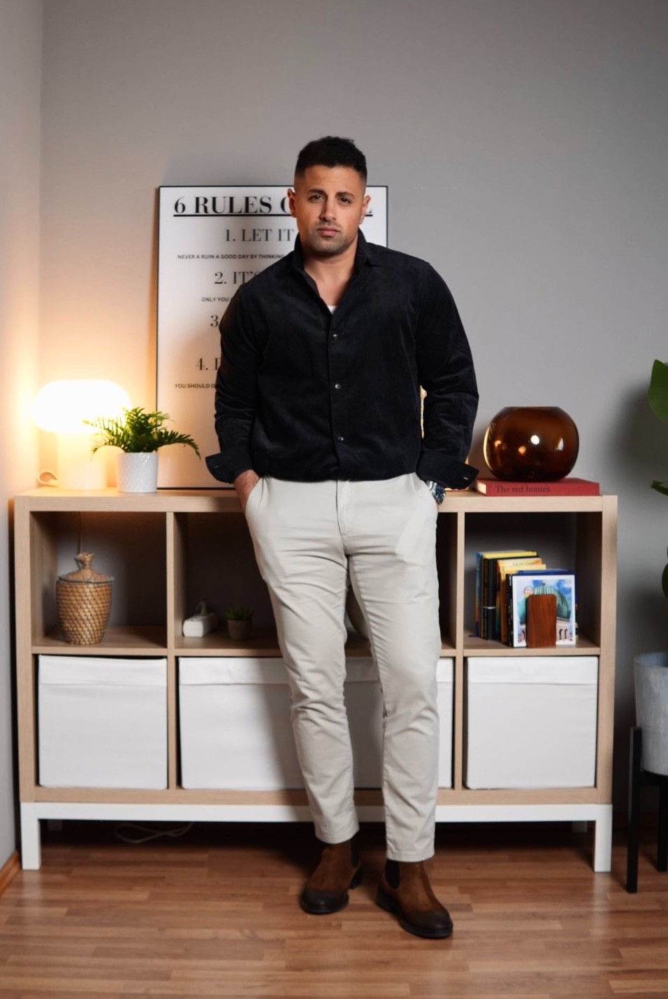 Smart Casual - Black / Creme / Brown!
——
 

#LTKOver40 #LTKMens #LTKStyleTip