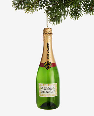 Holiday Lane Oversized Champagne Bottle Ornament, Macy's Exclusive - Macy's | Macy's