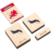 Animals Of Europe Wooden Nomenclature Cards | Montessori Primary Printable Geography Curriculum Three-Part | Etsy (US)