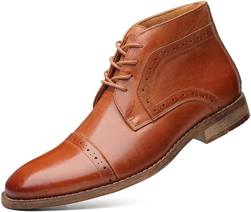 Chukka Boots Fashion and Comfort Casual Oxfords Ankle Lace Up Boot | Amazon (US)