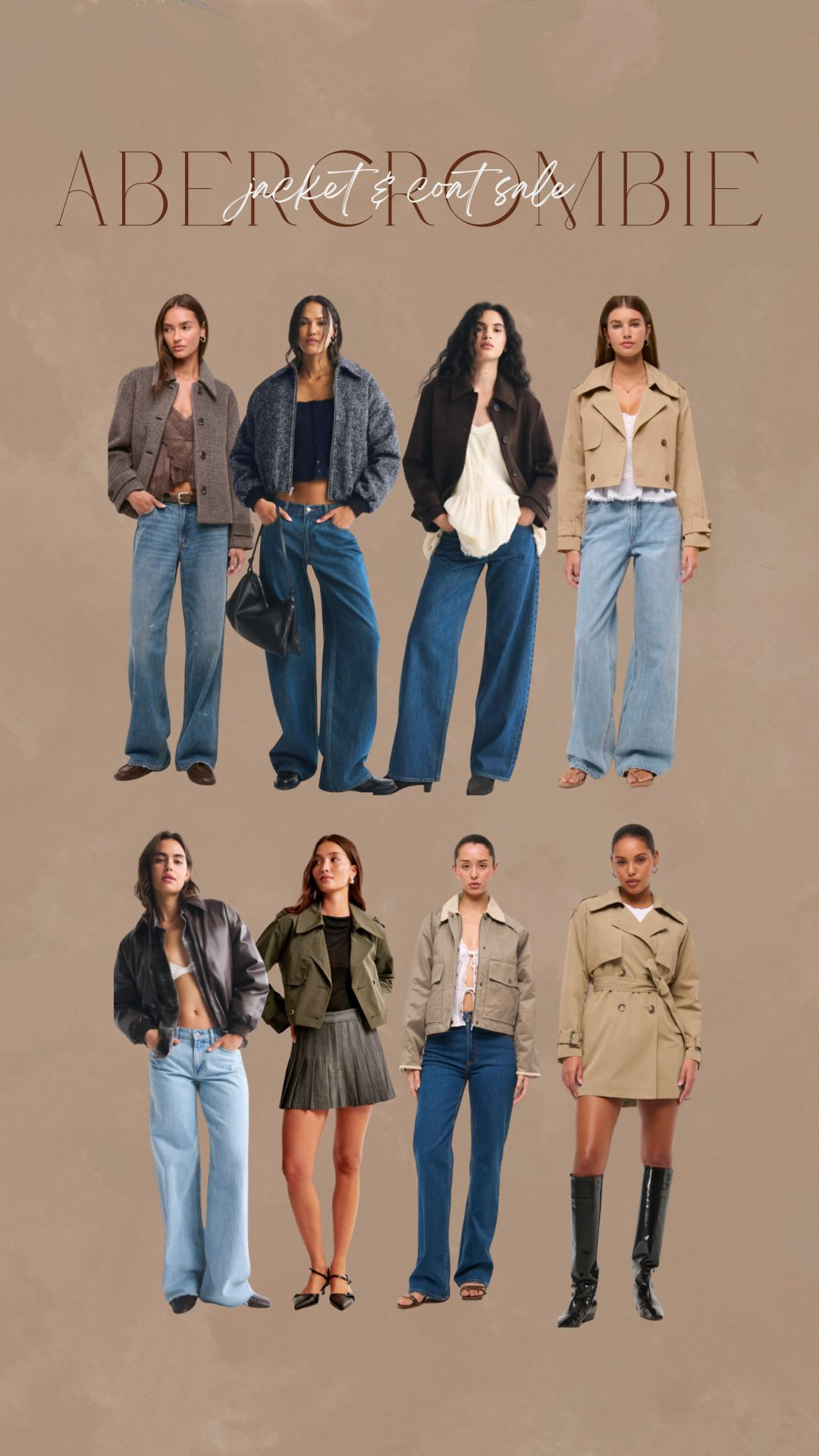 Abercrombie jackets and coat sale !! save up tp 60% off on these select items !! 

 #LTKootd #LTKSaleAlert