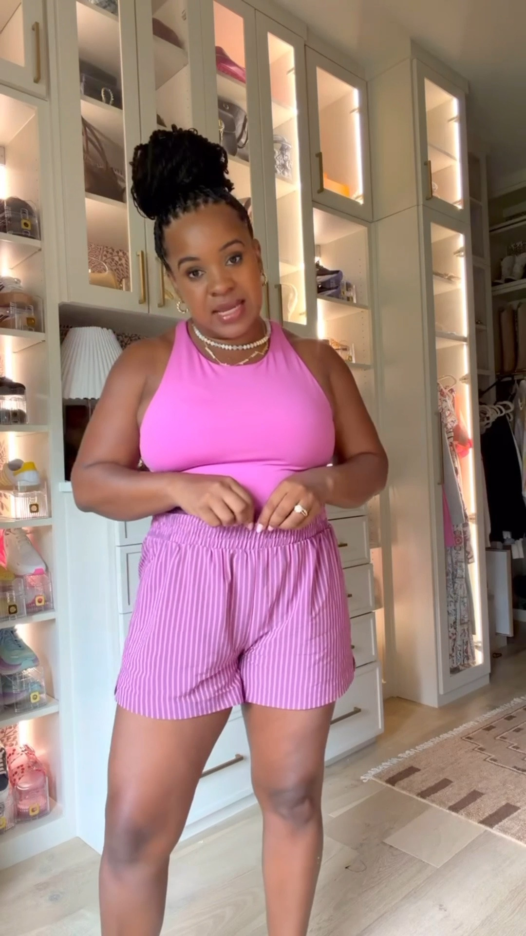 Love these new striped athletic shorts from Target! On sale for $17 now! 👏🏾

#LTKSaleAlert #LTKActive #LTKMidsize