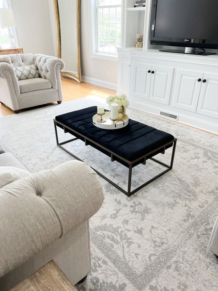 Coffee table ottoman, living room, couch 

#LTKhome