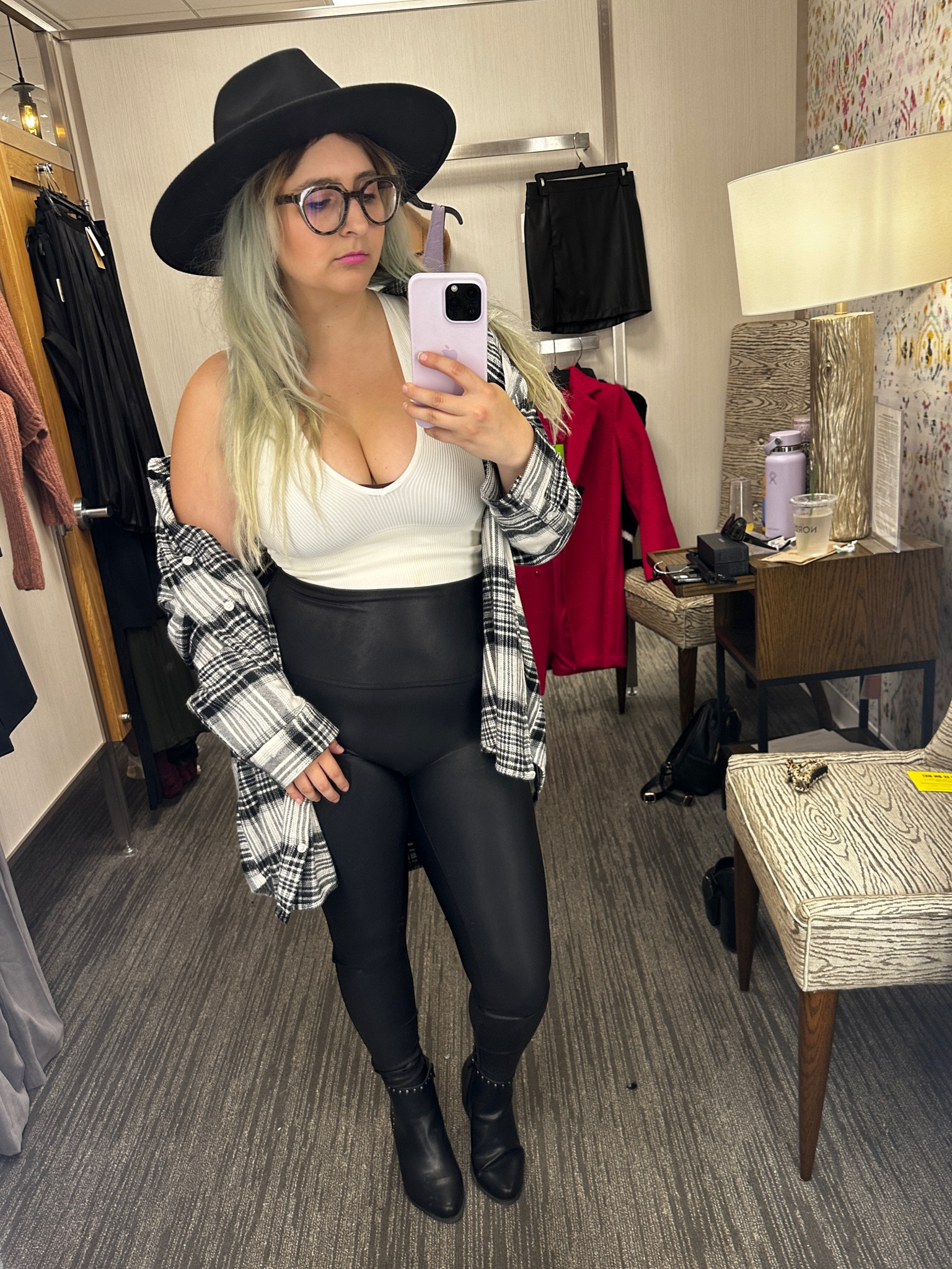 One of my favorite outfits I put together - this flannel is so soft and cozy! I sized up to a large for the oversized look  

#LTKsalealert #LTKunder50 #LTKxNSale