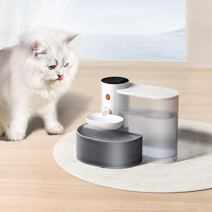 Smart Cat Fountain with Self-Refill Tipping Sewage Separation Pet Water Dispenser | Amazon (US)
