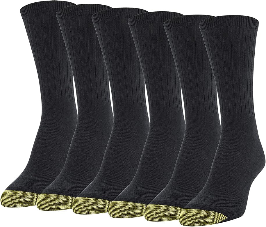 GOLDTOE Women's Casual Texture Crew Socks, Multipairs | Amazon (US)