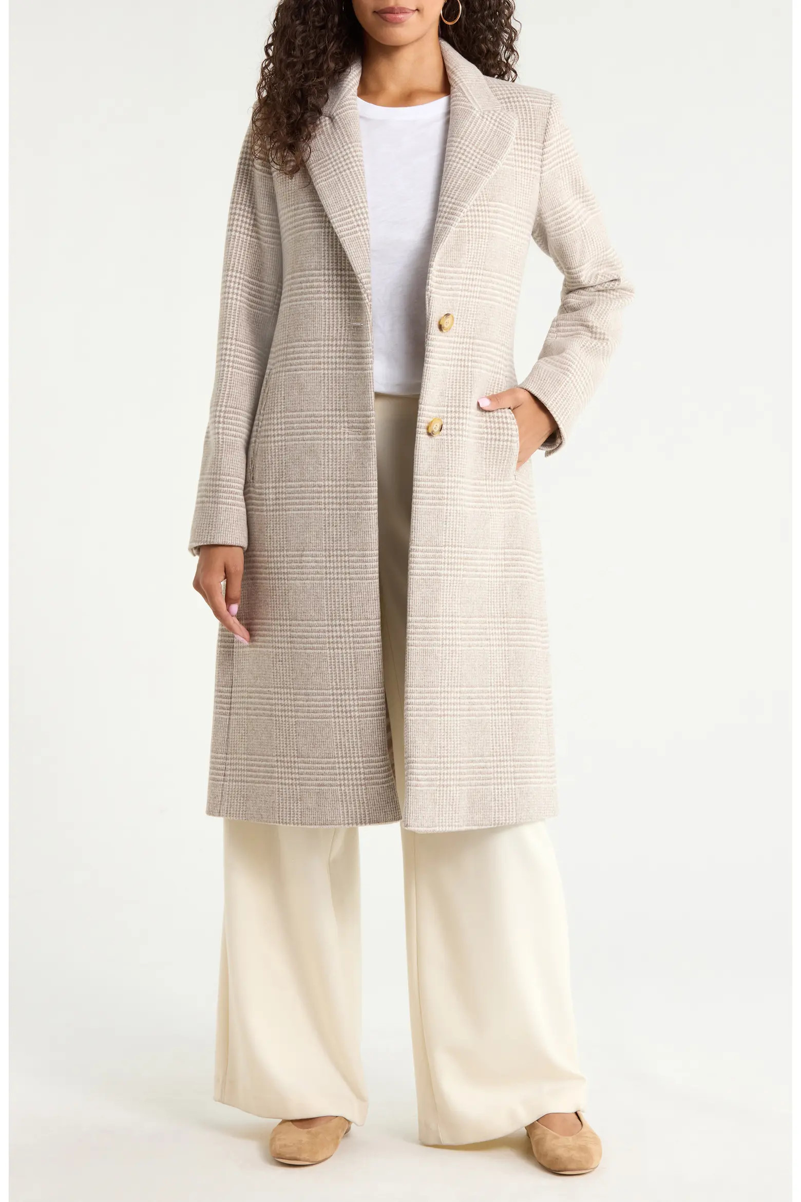 Wool Blend Tweed Coat (Women) | Nordstrom | Nordstrom