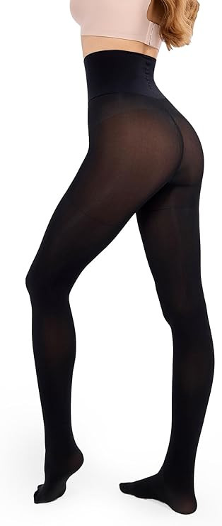 LUCKMEEY Black Tights for Women - Semi Opaque Tights Under Dress Warm Pantyhose Black Stocking Hi... | Amazon (US)