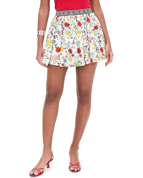 alice + olivia Women's Haven Full Flare Mini Skirt | Amazon (US)