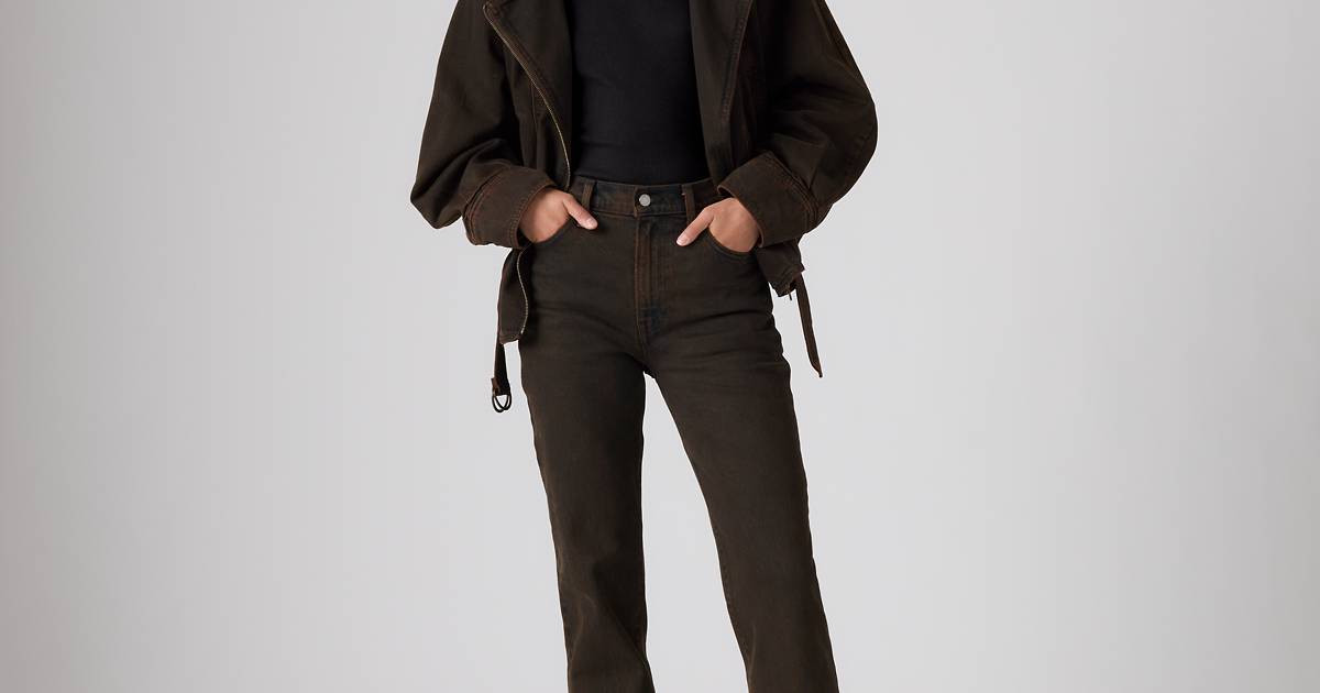 Ribcage Slim Women's Jeans - Brown | Levi's® US | Levi's US