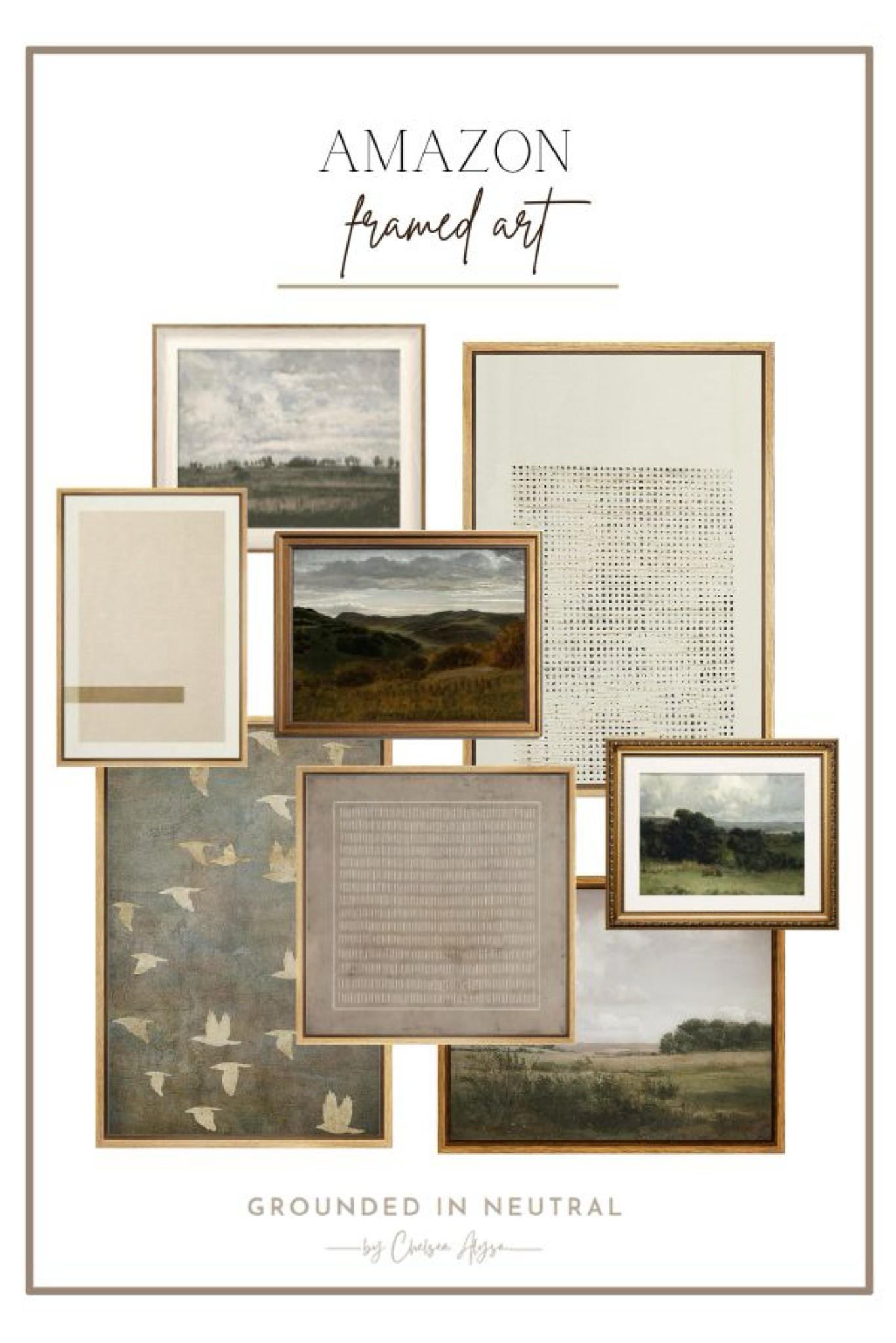 Amazon framed art. These neutral pieces are perfect for a living room or bedroom  

#LTKHome #LTKSeasonal #LTKStyleTip