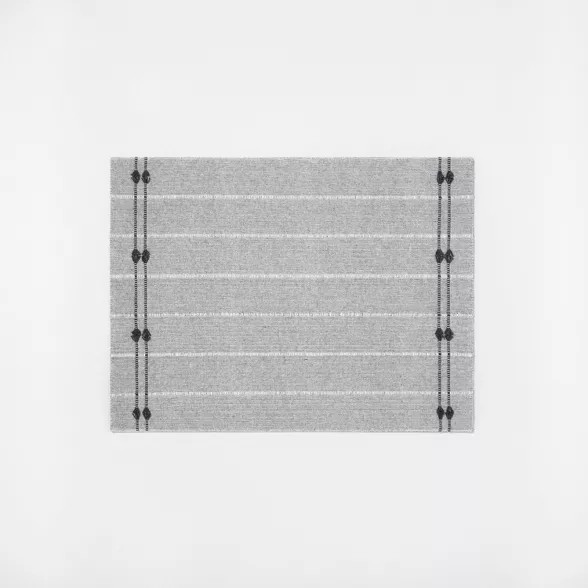 Textured Placemat Gray - Hearth & Hand™ with Magnolia | Target