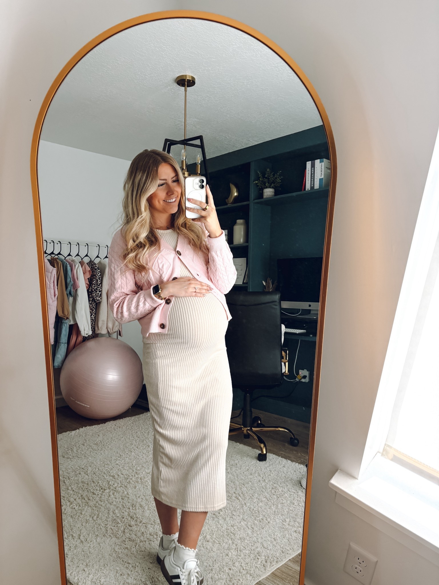 baby shower guest outfit while pregnant! would wear this teaching if I were in the classroom right now!

sleeveless sweater dress: wearing usual M
pink cardigan: wearing usual M
adidas sneakers: true to size

| pregnant | maternity dress | bump friendly | casual outfit | amazon fashion | teacher outfit 

#LTKWorkwear #LTKBump