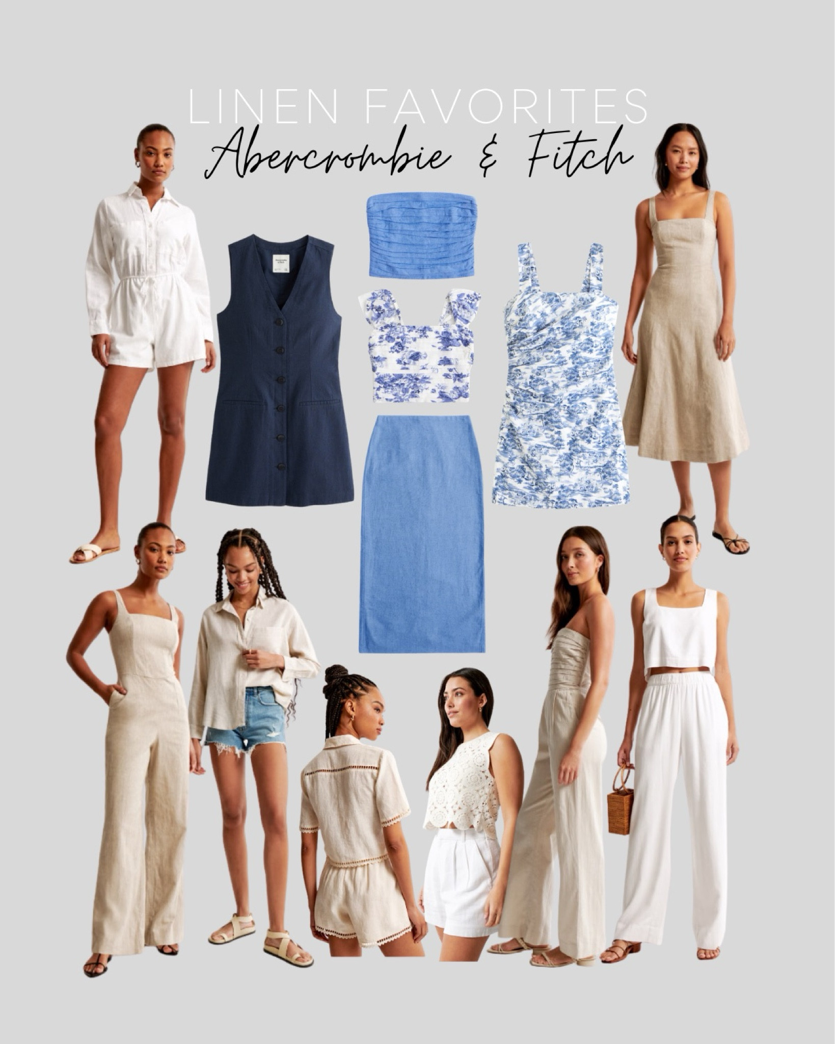 Linen favorites ready for a vacay 🤍

Resort outfits, vacation outfits, midi dress, matching sets, jumpsuit, white romper 

#LTKstyletip #LTKfindsunder100 #LTKfindsunder50