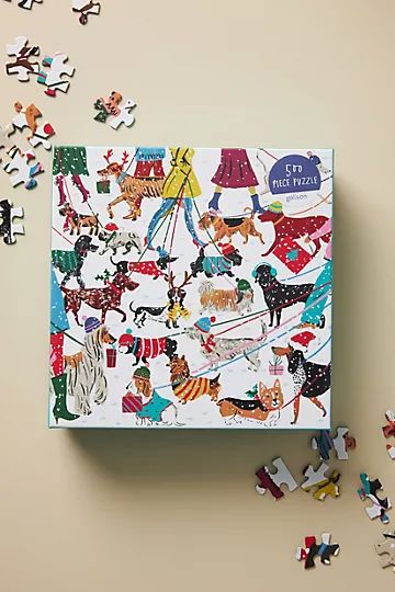 Winter Dogs Puzzle | Anthropologie (US)