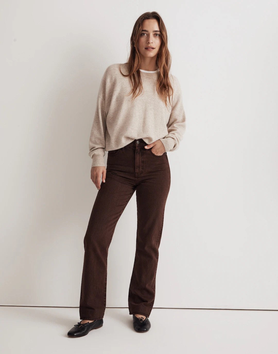 (Re)sponsible Cashmere Oversized Crewneck Sweater | Madewell