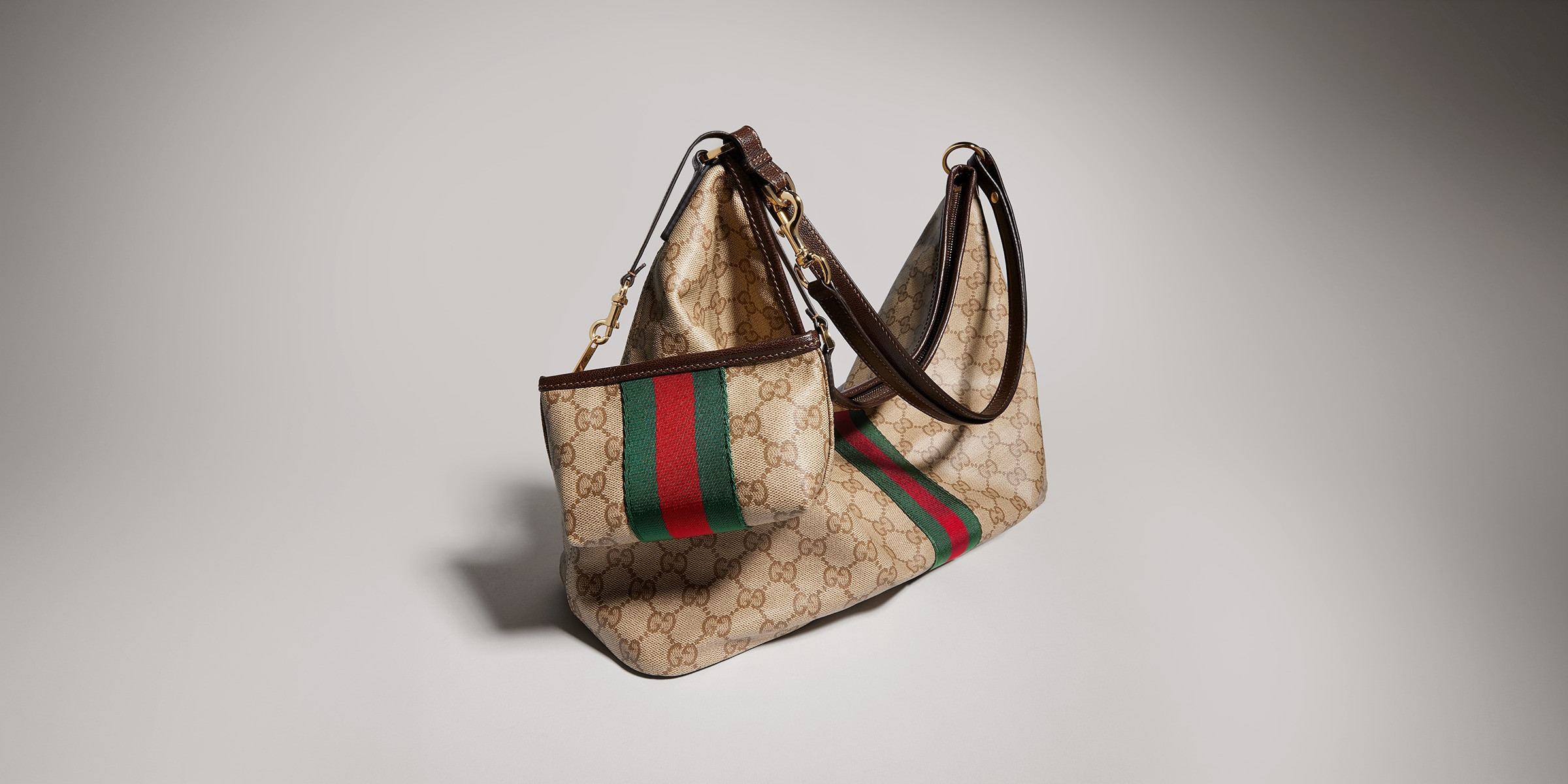 Gucci - Large shoulder bag with Web | Gucci (US)