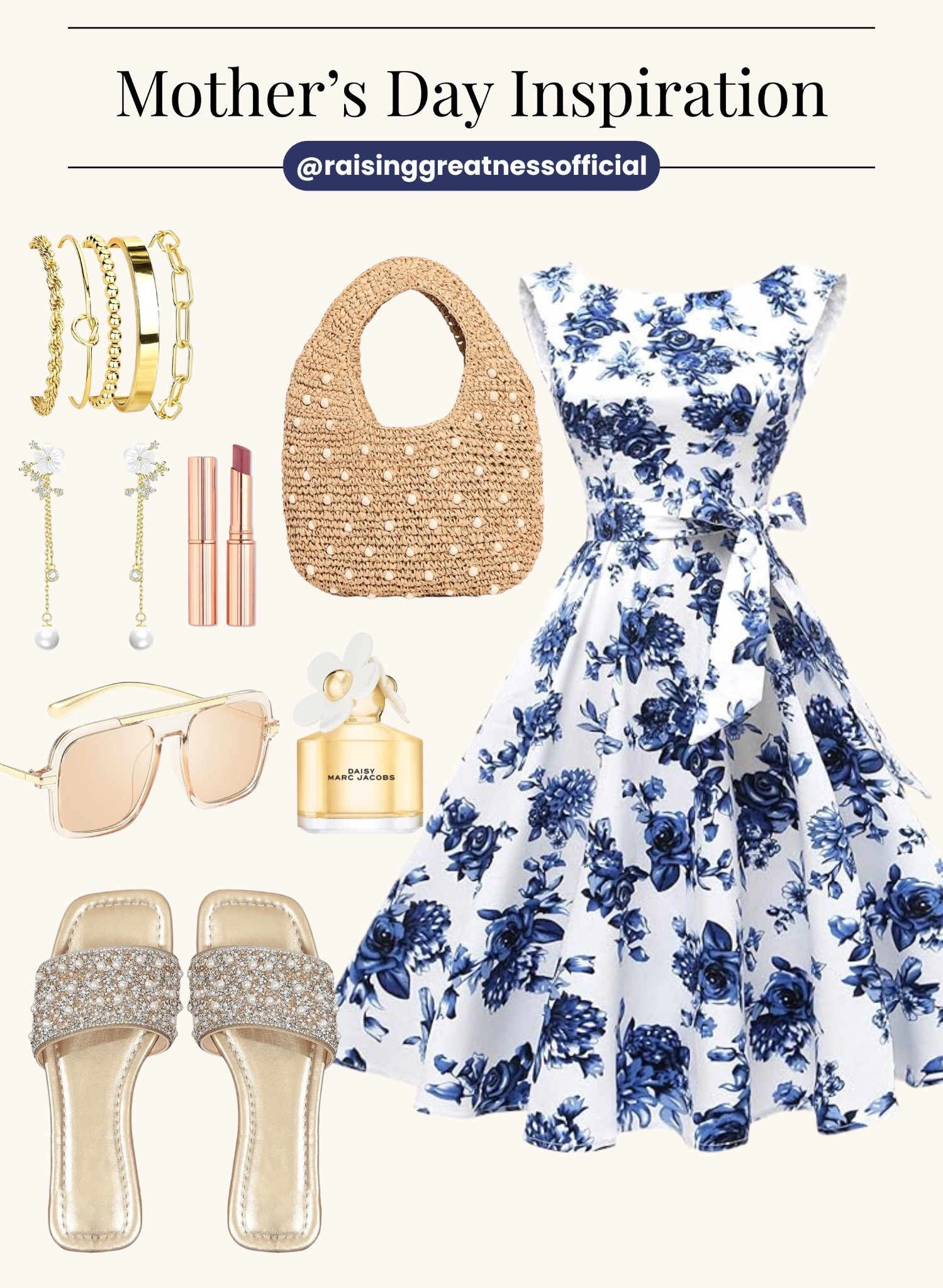 Hey ~ Hey Sunshines, soft, feminine, and full of grace 💛 this Mother’s Day look is perfect for celebrating in style while feeling confident and comfortable. From the flowy dress to the neutral accessories, it’s giving effortless beauty all day ☀️

#mothersdayoutfit #springstyle #femininefashion #momstyle #outfitinspo #elegantstyle #softgirlstyle #raisinggreatness #styleinspo #pinterestfashion

#LTKSeasonal #LTKootd #LTKMothersDay