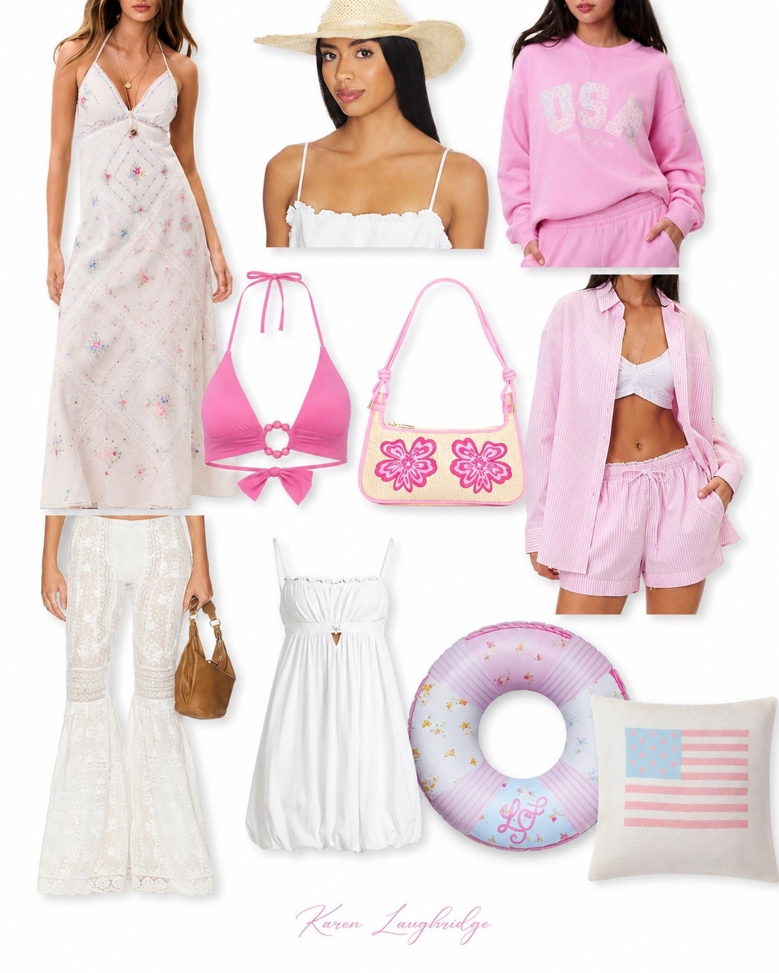 Soft summer pieces I’m loving right now 🤍🎀 A little pink, a little white, and a touch of Americana for the prettiest warm-weather edit.

Comment SHOP and I’ll send the links.

#LTKSeasonal