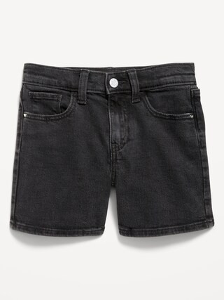 High-Waisted Jean Midi Shorts for Girls | Old Navy (US)