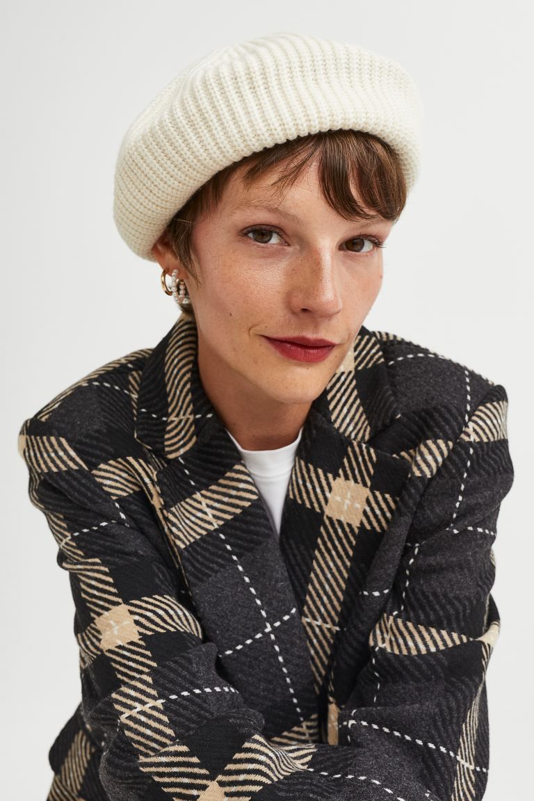 Knit Beret - Cream - Ladies | H&M US | H&M (US + CA)