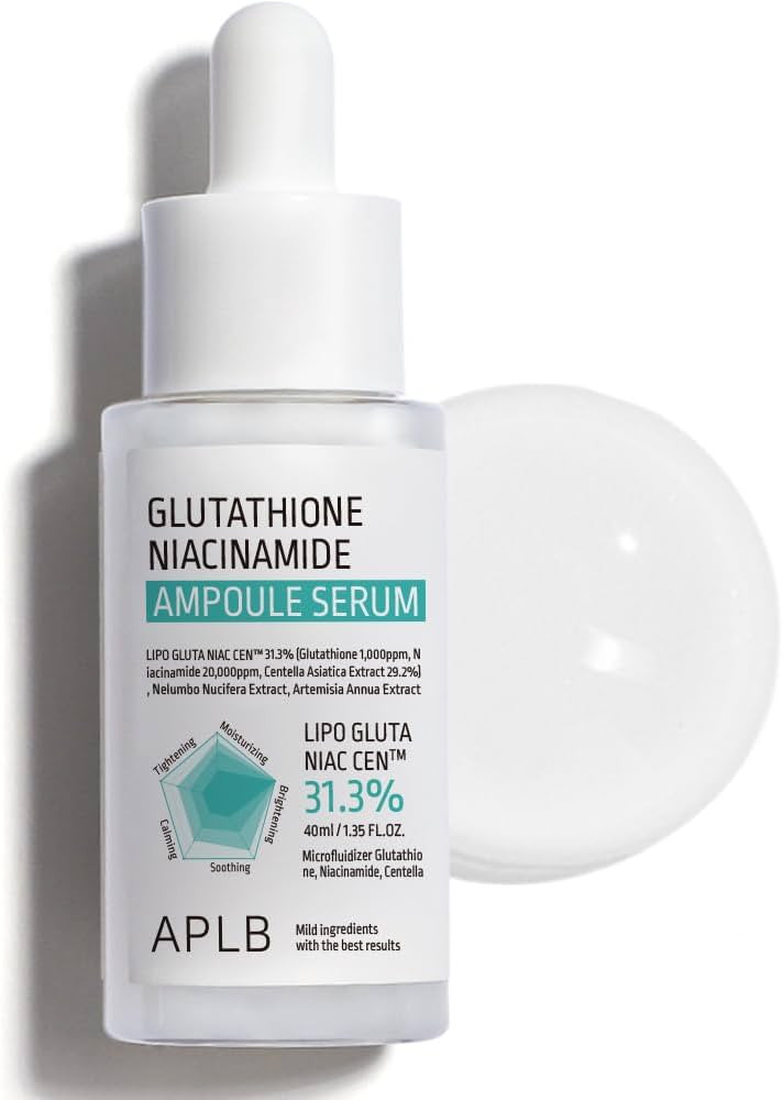 APLB Glutathione Niacinamide Ampoule Serum | LIPO GLUTA NIAC CEN\u2122 31.3% 1.35 FL.OZ/Korean Sk... | Amazon (US)